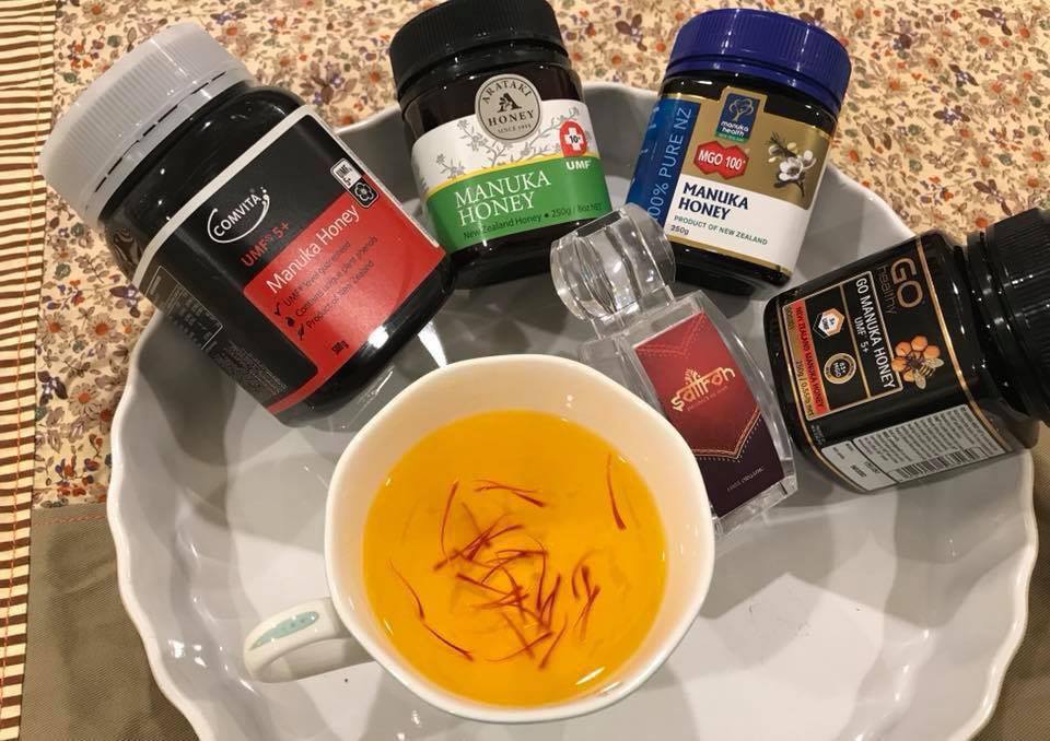 công dụng của saffron ngâm mật ong