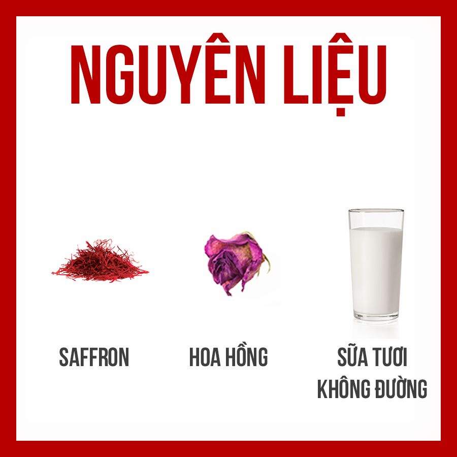 Làm môi hồng tự nhiên với nhụy hoa nghệ tây