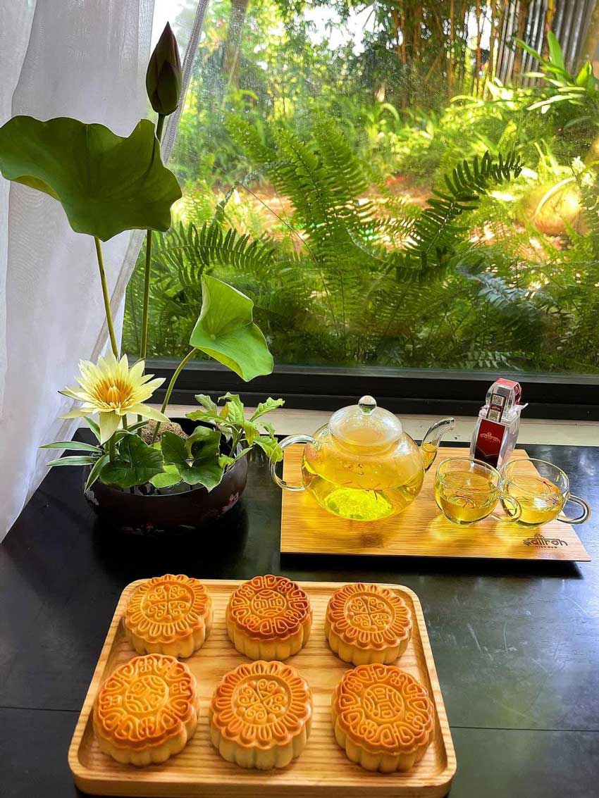 Bánh nướng Saffron sầu riêng