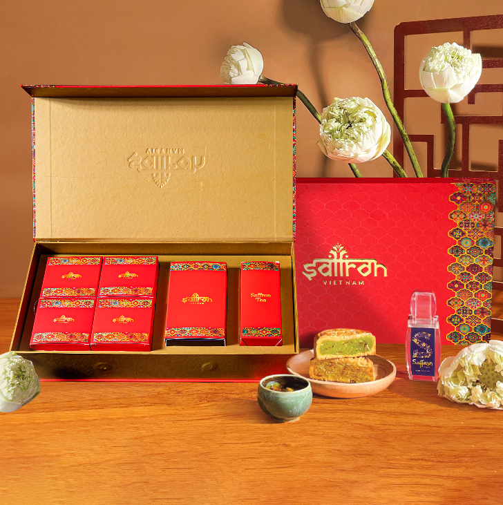 set quà trung thu 4 bánh shyam